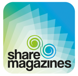 Logo der App sharemagazines